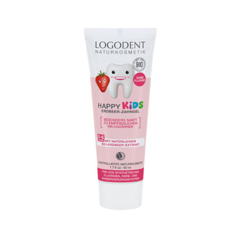 LOGONA キッズ ストロベリー はみがきジェル 50ml