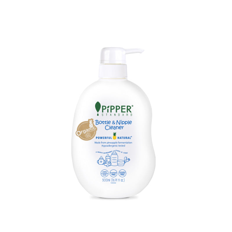 PiPPER STANDARD 哺乳瓶・野菜用洗浄剤 500ml ポンプボトル（ジェントルフレッシュ）