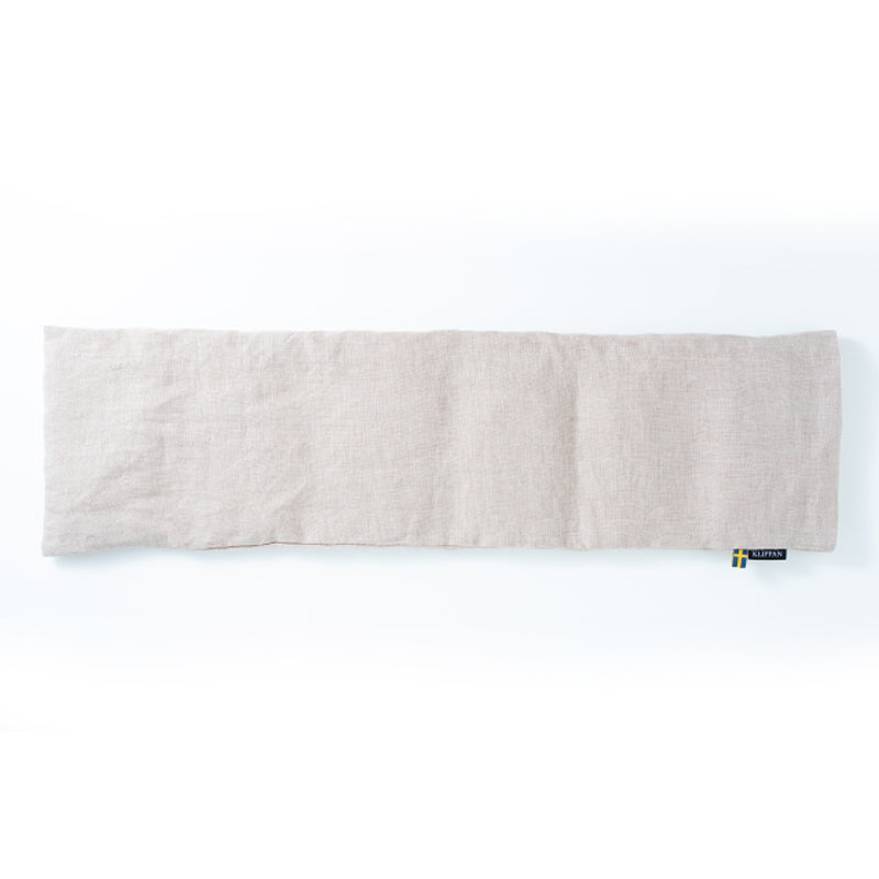 KLIPPAN 麦の温冷ネックピロー ラベンダー ウォッシュドリネン(ベージュ)
