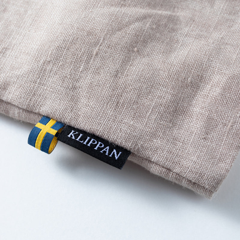 KLIPPAN 麦の温冷ネックピロー ラベンダー ウォッシュドリネン(ベージュ)