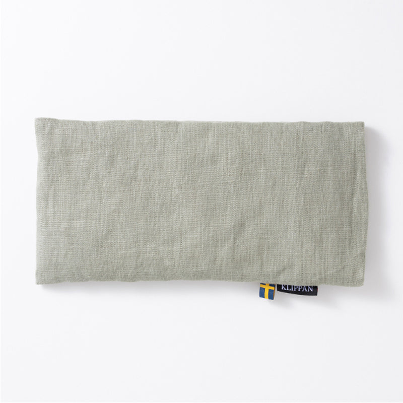 KLIPPAN 麦の温冷アイピローラベンダー ウォッシュドリネン(グリーン)