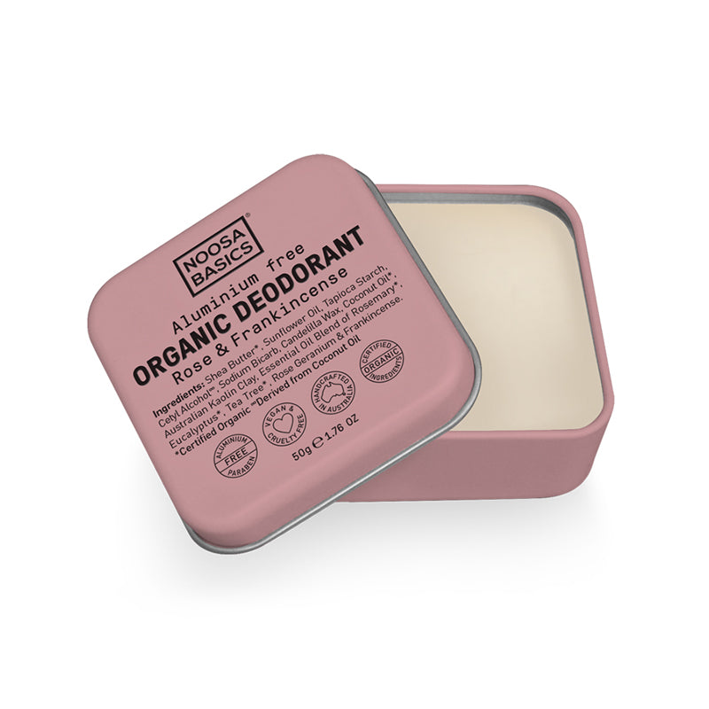 NOOSA BASICS センティッドボディバター 50G (ローズ&フランキンセンス)