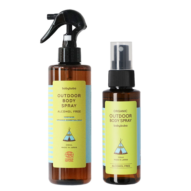 【2個セット】babybubaアウトドアボディスプレー(100ml & 250ml)