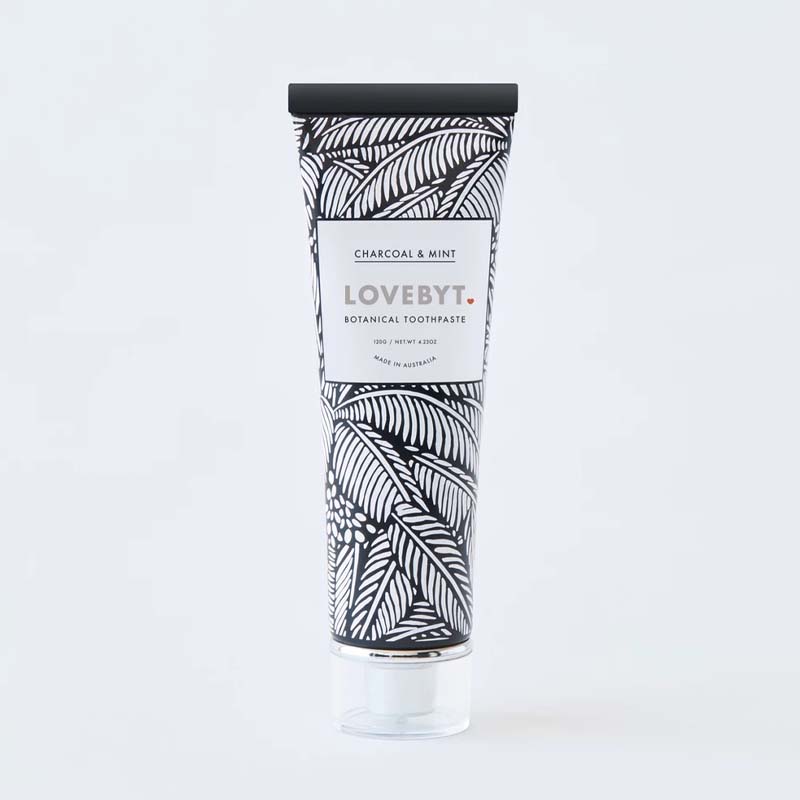 LOVEBYT ナチュラルハミガキ粉 120g(チャコールミ ント)