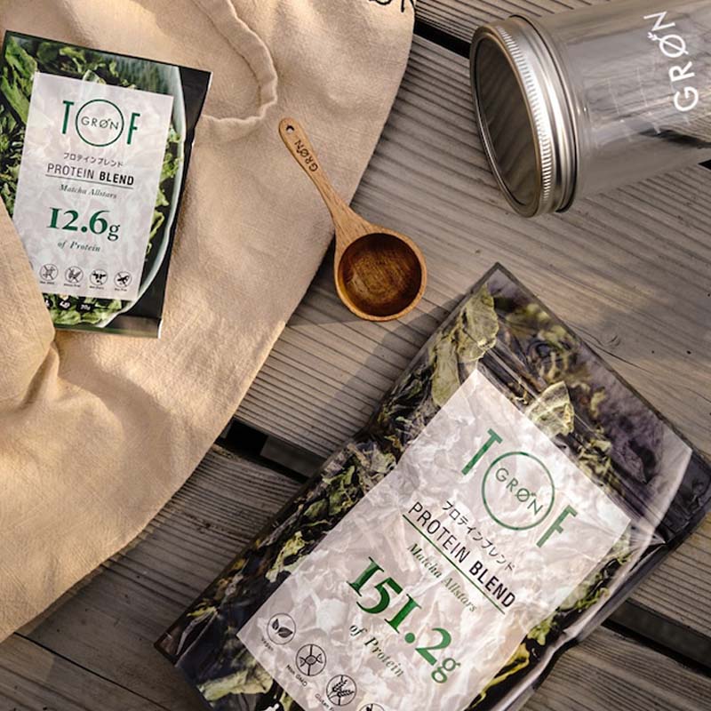 GRON プロテインブレンド (抹茶オールスターズ) 240g