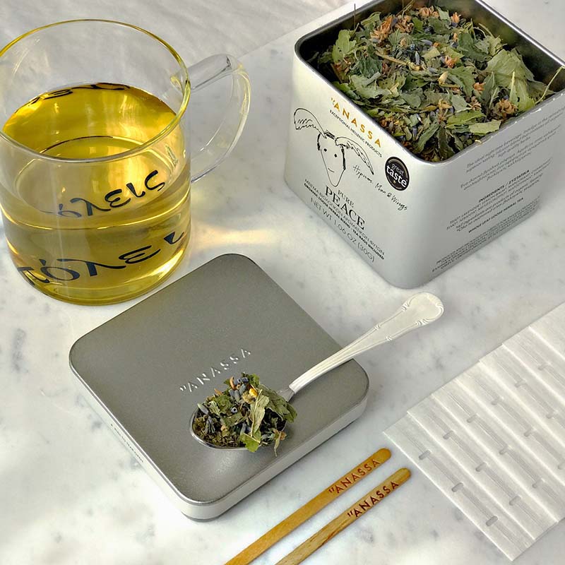 【缶タイプ】ANASSA ハーブティー PURE PEACE