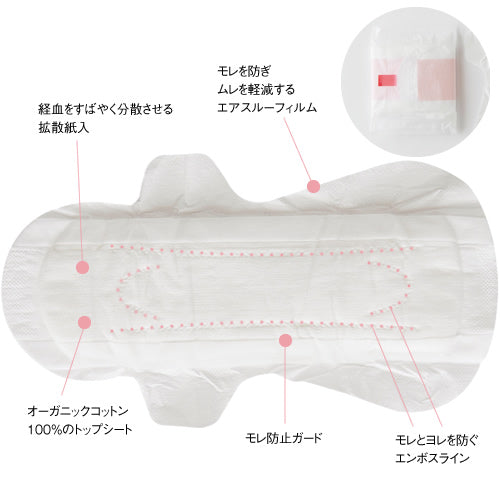 SISI FILLE 生理用ナプキン29cm羽つき　(特に多い日用)