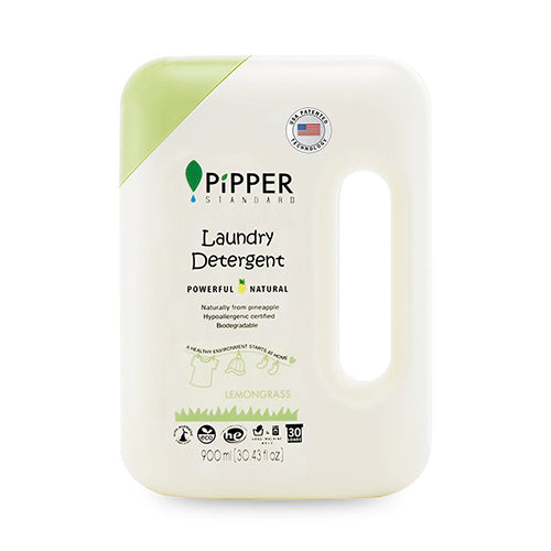 PiPPER STANDARD 衣類用洗剤900ml ボトル 本体(レモングラス)