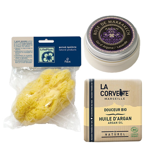 アルガンオイル ボディケアギフトセット (ラベンダー)