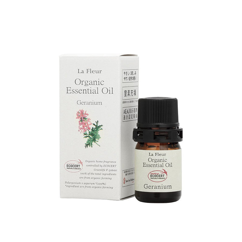 La Fleur オーガニックエッセンシャルオイル ゼラニウム 2mL