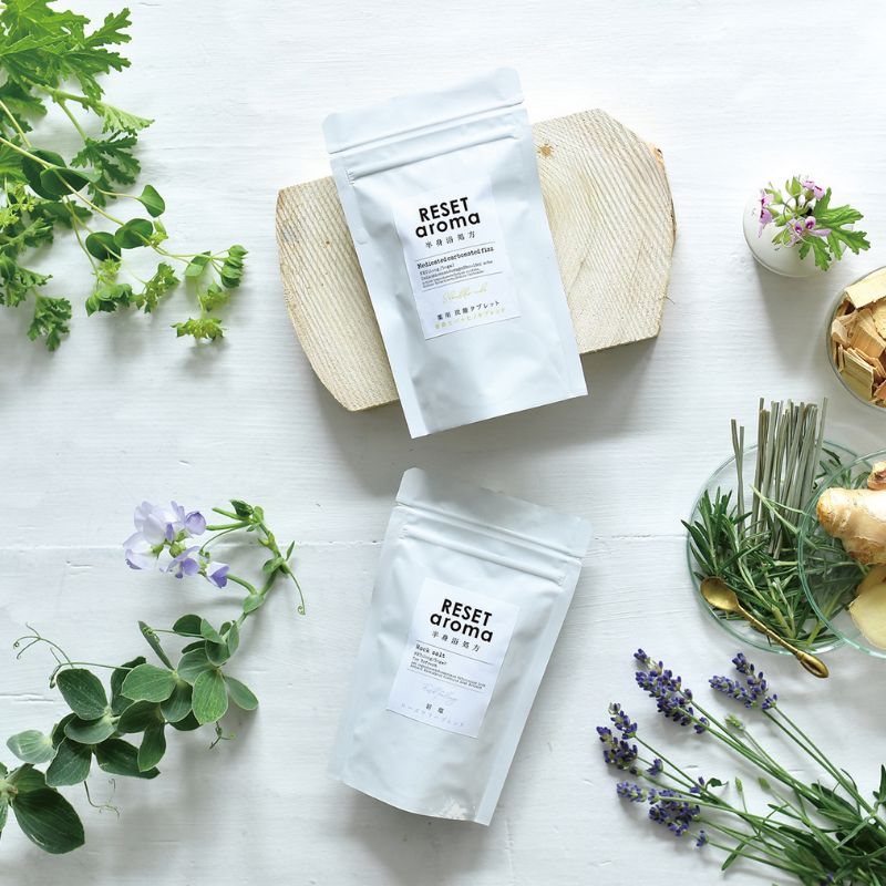 Reset Aroma エプソムソルト+シーソルト ゼラニウムブレンド