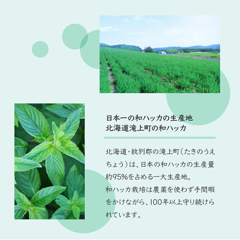 北海道和ハッカ アロマバスソルト 40g – amasia organic store